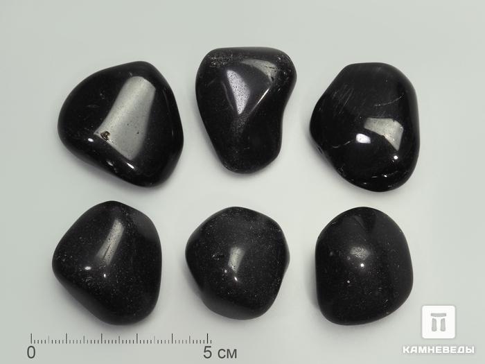 Обсидиан чёрный, крупная галтовка 3,5-4 см (25-30 г), 3750, фото 1