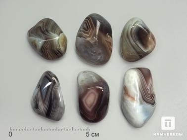 Агат. Агат серый, крупная галтовка 2,5-4,5 см (15-20 г)