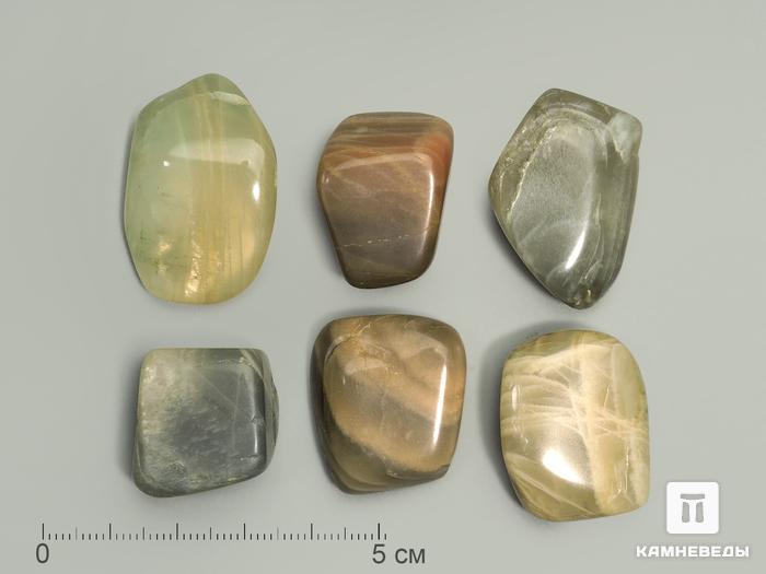 Лунный камень (адуляр), крупная галтовка 3-3,5 см (15-20 г), 3778, фото 1