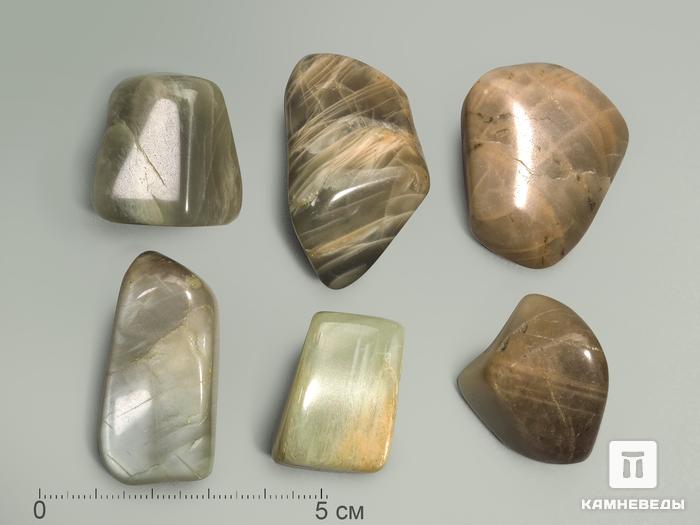 Лунный камень (адуляр), крупная галтовка 3-4 см (20-25 г), 3779, фото 1