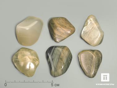 Лунный камень, Адуляр. Лунный камень (адуляр), крупная галтовка 2,5-3 см (10-15 г)