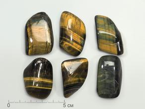 Тигрово-соколиный глаз, крупная галтовка 3-4 см (20-25 г)