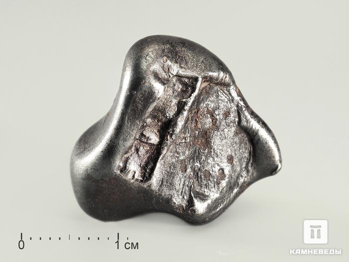 Метеорит Сихотэ-Алинь, индивидуал 2,6х2,4х1 см (18,47 г), 4017, фото 3