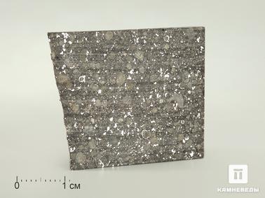 Метеориты. Метеорит Aba Panu, пластина 3,5х3 см (5-5,5 г)