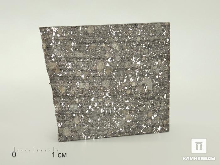 Метеорит Aba Panu, пластина 3,5х3 см (5-5,5 г), 4021, фото 1
