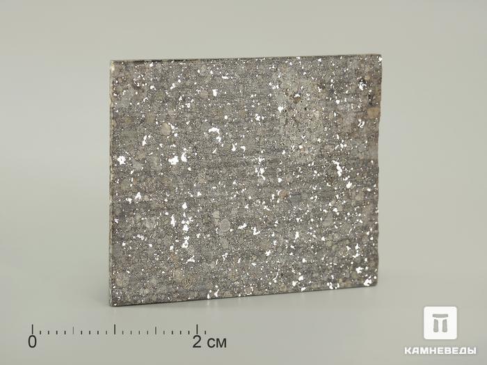 Метеорит Aba Panu, пластина 3,5х3 см (5-5,5 г), 4021, фото 2