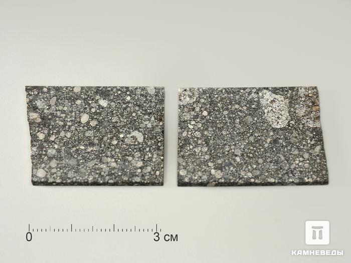 Метеорит Aba Panu, пластина 3,5х3 см (5-5,5 г), 4021, фото 3
