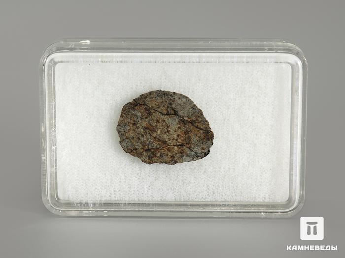 Метеорит Челябинск LL5, пластина 2,1х1,7х0,2 см, 4004, фото 2