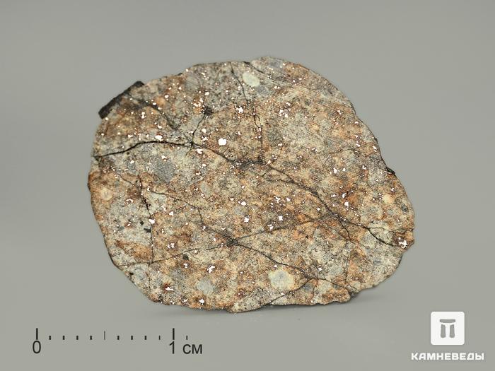 Метеорит Челябинск LL5, пластина 2,5х2 см, 4003, фото 3
