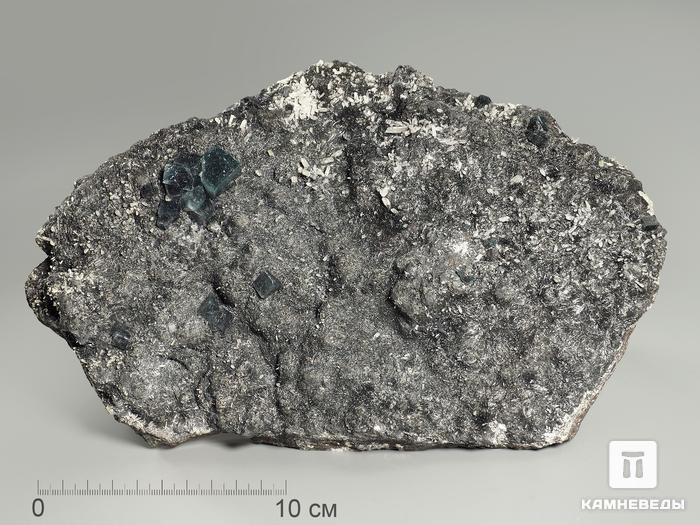 Джемсонит с флюоритом, 21,5х14х5 см, 4153, фото 2