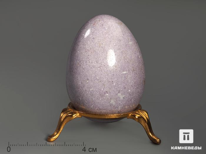 Яйцо из лепидолита, 6,1х4,5 см, 4208, фото 1