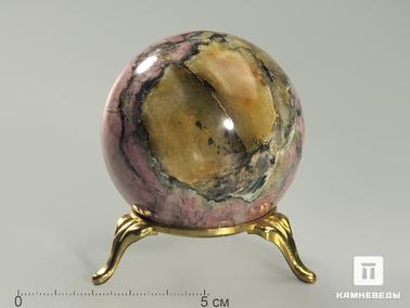 Родонит. Шар из родонита, 56-57 мм