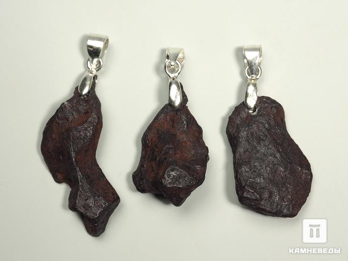 Кулон из метеорита Canyon Diablo, 2,3х1,3х0,6 см (4-5 г), 4257, фото 3