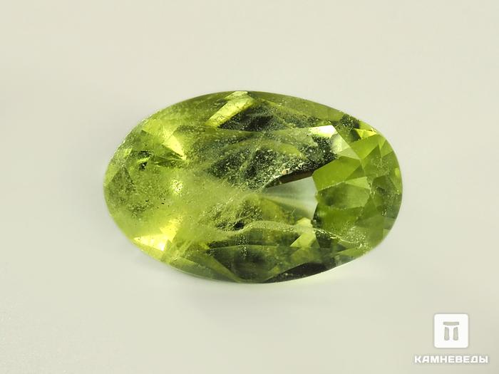 Хризолит (оливин), огранка 10х6,5х4 мм (1,73 ct), 4234, фото 1