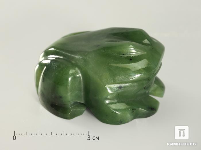 Лягушка из нефрита, 5,6х4,9х3,1 см, 23-293/1, фото 1