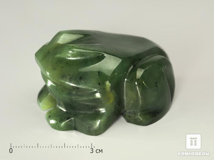 Лягушка из нефрита, 5,6х4,9х3,1 см, 23-293/1, фото 2