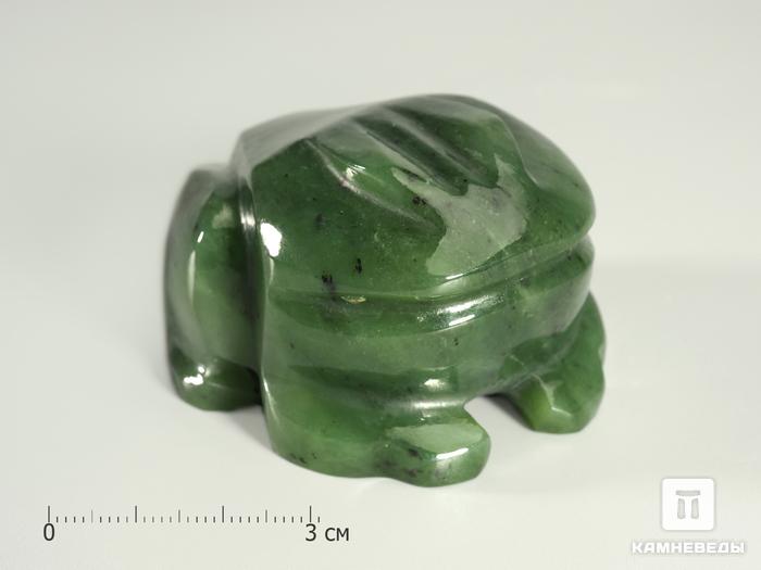 Лягушка из нефрита, 5,8х5,1х3,5 см, 4329, фото 1