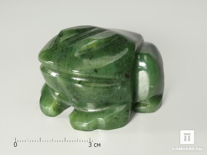 Лягушка из нефрита, 5,8х5,1х3,5 см, 4329, фото 2