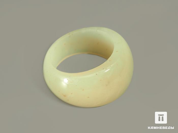 Кольцо из светлого нефрита, 4314, фото 2