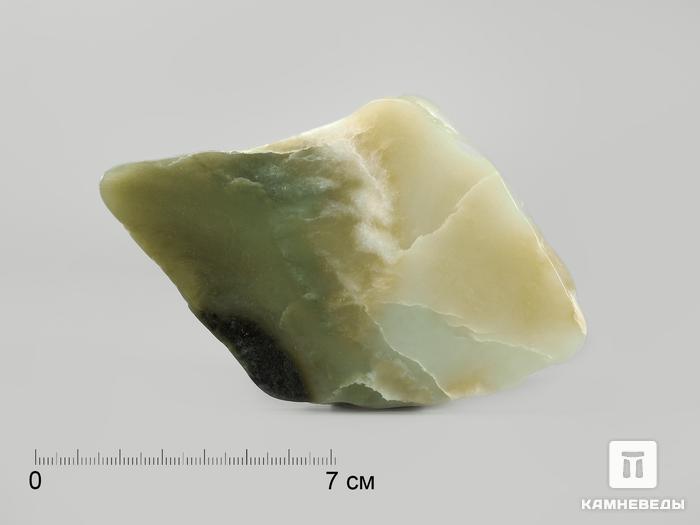 Нефрит, полированный срез 11-12 см, 4385, фото 2