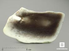 Нефрит моховой, полированный срез 13-14 см