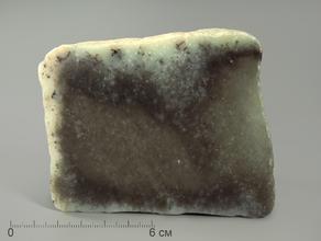 Нефрит моховой, полированный срез 9,8х8,3х1,3 см