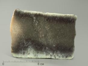 Нефрит моховой, полированный срез 11,2х8х1,1 см