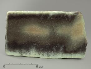 Нефрит моховой, полированный срез 14х8 см