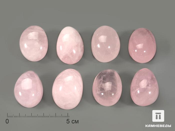 Розовый кварц (высший сорт), галтовка 3-3,5 см, 12-35/6, фото 1