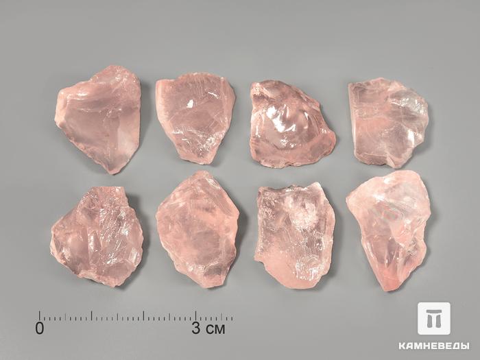 Розовый кварц (высший сорт), 1,5-2 см (2-5 г), 4662, фото 1
