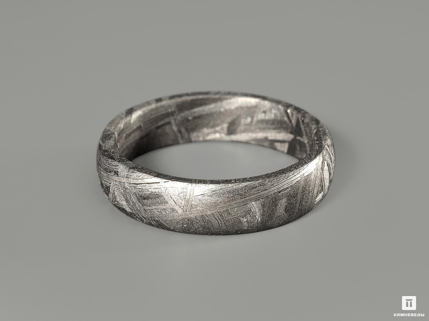 Кольцо из метеорита Muonionalusta, ширина 5 мм кольцо из серебра р 18 5 sokolov 94013631