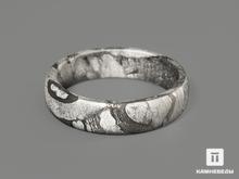 Кольцо из метеорита Сеймчан, ширина 5 мм