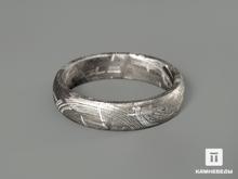 Кольцо из метеорита Muonionalusta, ширина 5 мм