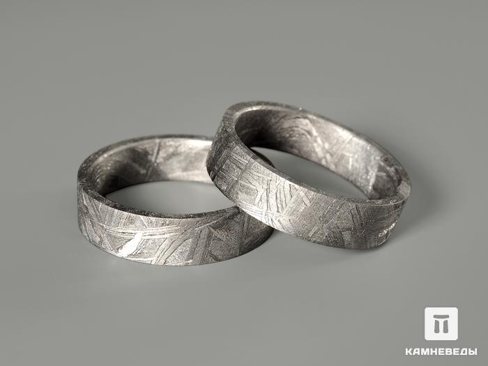 Кольцо из метеорита Muonionalusta, ширина 5 мм, 4642, фото 3