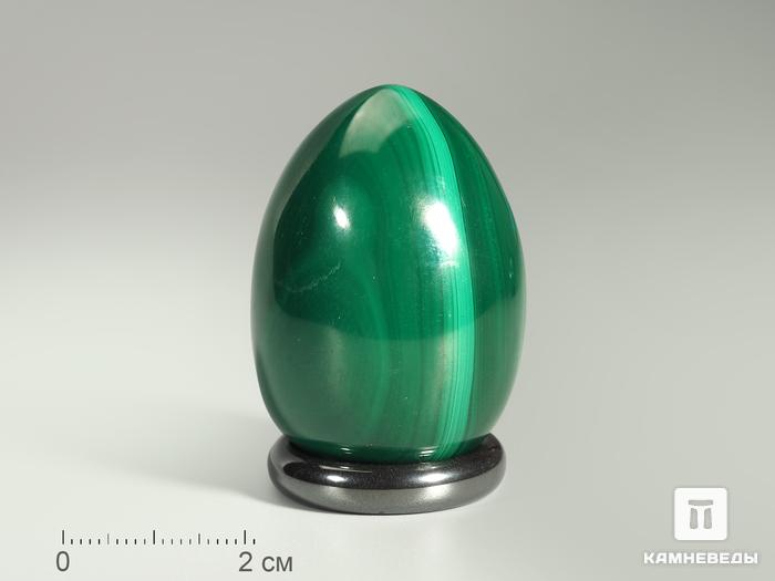 Яйцо из малахита, 4,2х3 см, 4689, фото 1