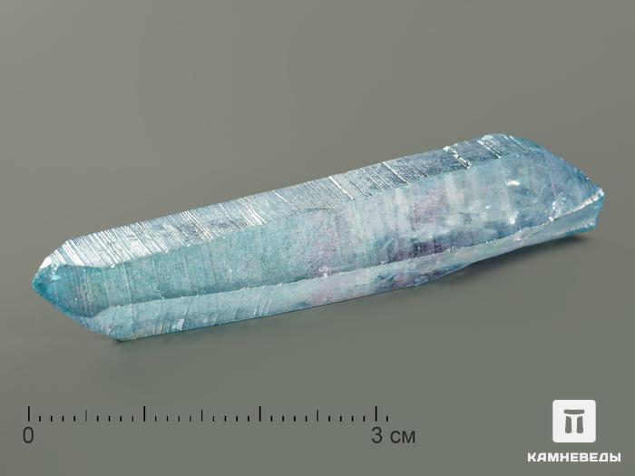 Аквааурит, облагороженный горный хрусталь 5-6 см, 4791, фото 3