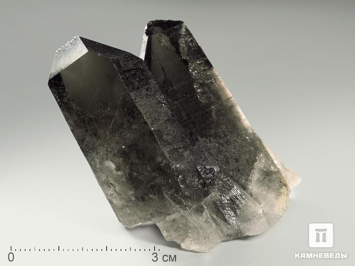 Раухтопаз (дымчатый кварц), сросток кристаллов 5,9х4,7х2,4 см, 4854, фото 1