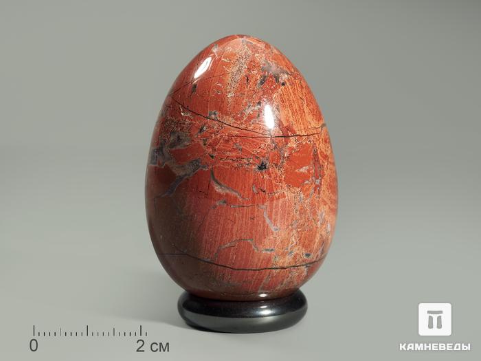 Яйцо из красной яшмы, 5 см, 2267, фото 1