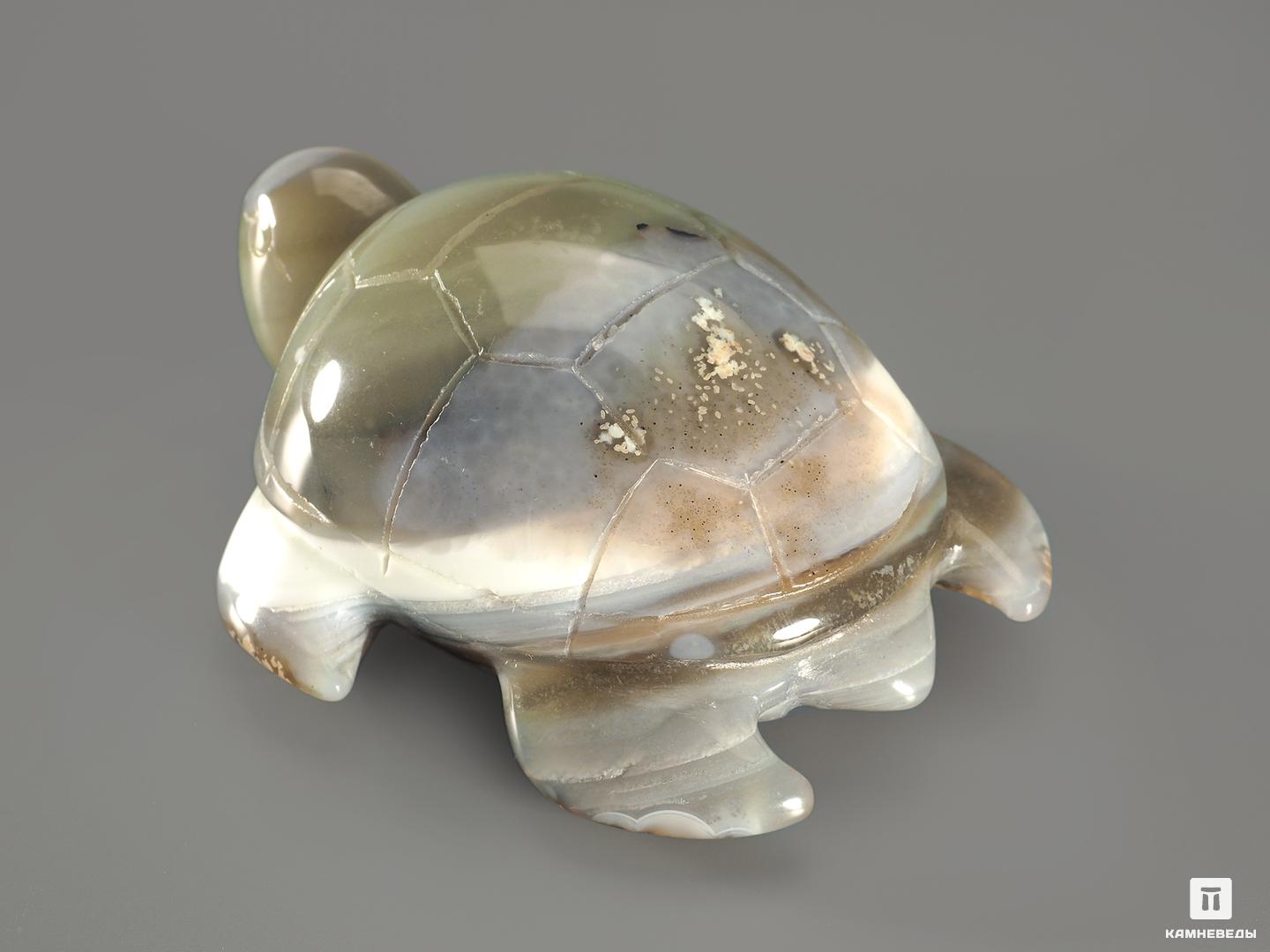 Черепаха из агата, 9,5х7,6х4,3 см, 4992, фото 2