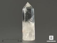 Горный хрусталь (кварц) в форме кристалла, 6,5-7,5 см (60-70 г)