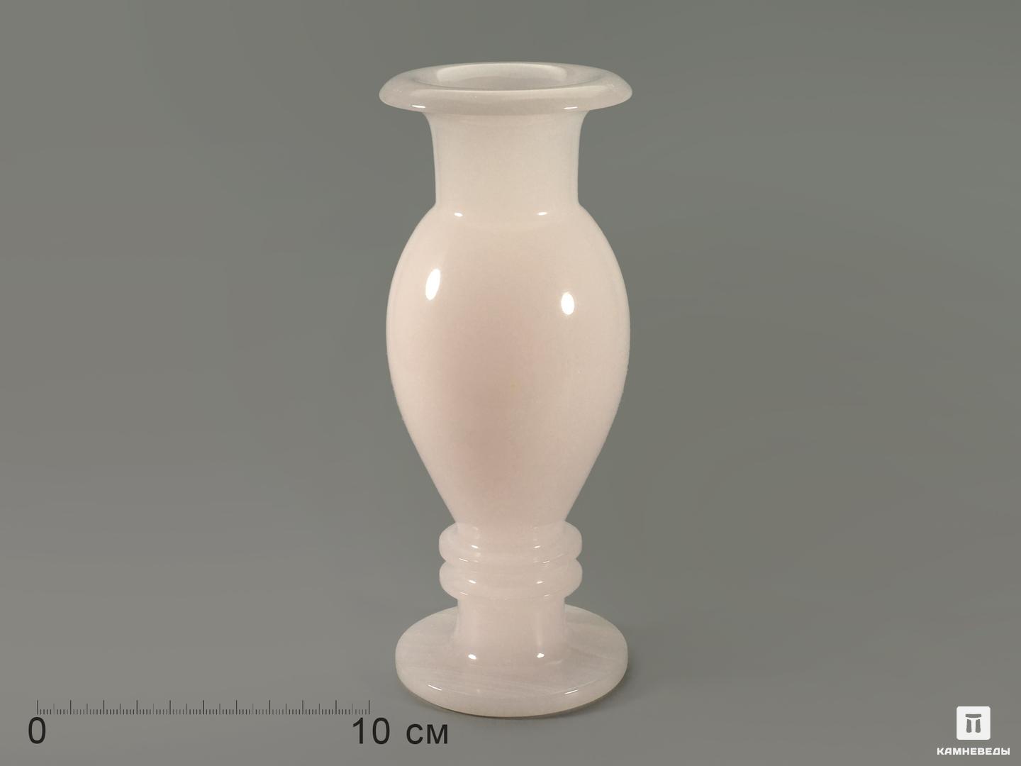 Ваза из манганокальцита, 25х10 см ваза верба овал d 7х10х26 см