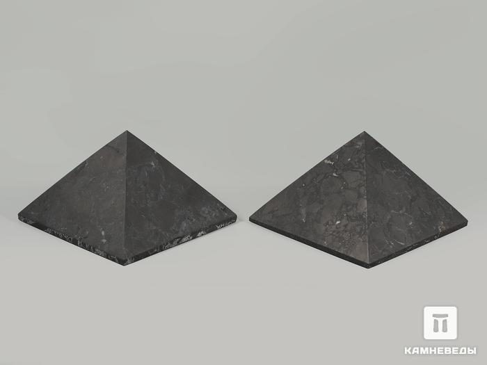 Пирамида из шунгита, неполированная 6х6 см, 5051, фото 2