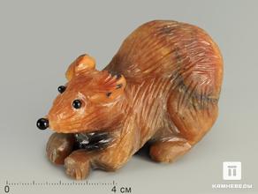 Мышь из симбирцита, 7,2х4,2х3,6 см