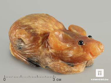 Симбирцит. Мышь из симбирцита, 6,4х3,6х2,8 см