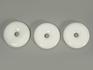 Кулон диск из белого нефрита, 3,1х0,6 см, 5238, фото 3