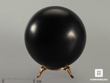 Гагат. Шар из гагата, 100 мм