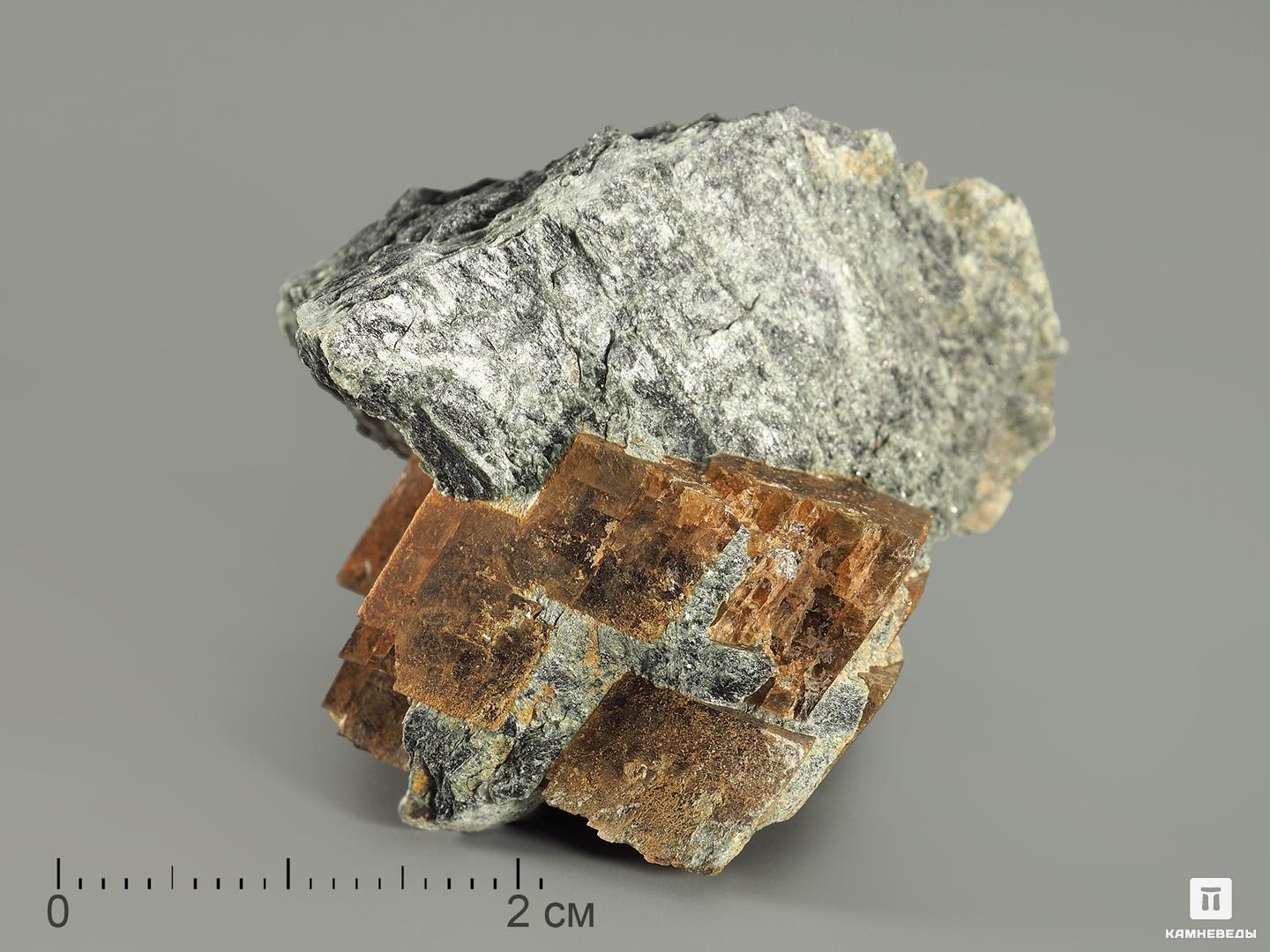 Брейнерит (железистый магнезит) в пластиковом боксе, 3-5 см, 5263, фото 2