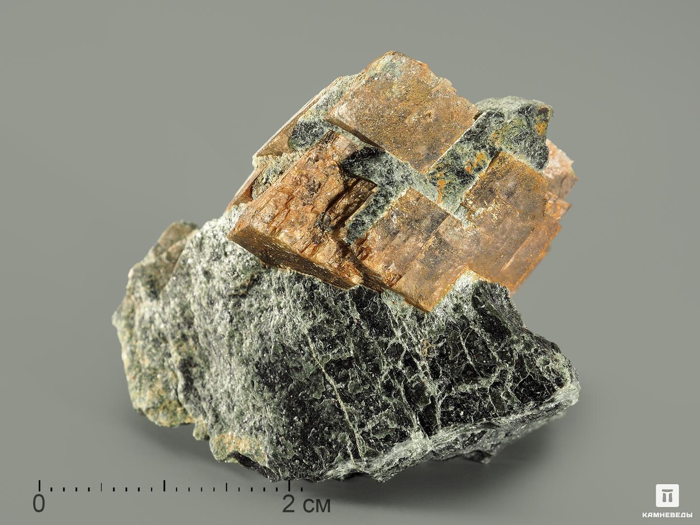 Брейнерит (железистый магнезит) в пластиковом боксе, 3-5 см, 5263, фото 1