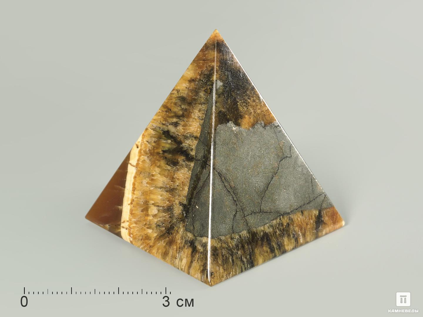 Пирамида из симбирцита, 4,3х4,3 см, 5292, фото 1