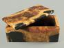 Шкатулка-купюрница из симбирцита, 17,5х8,9х6,9 см, 5301, фото 3